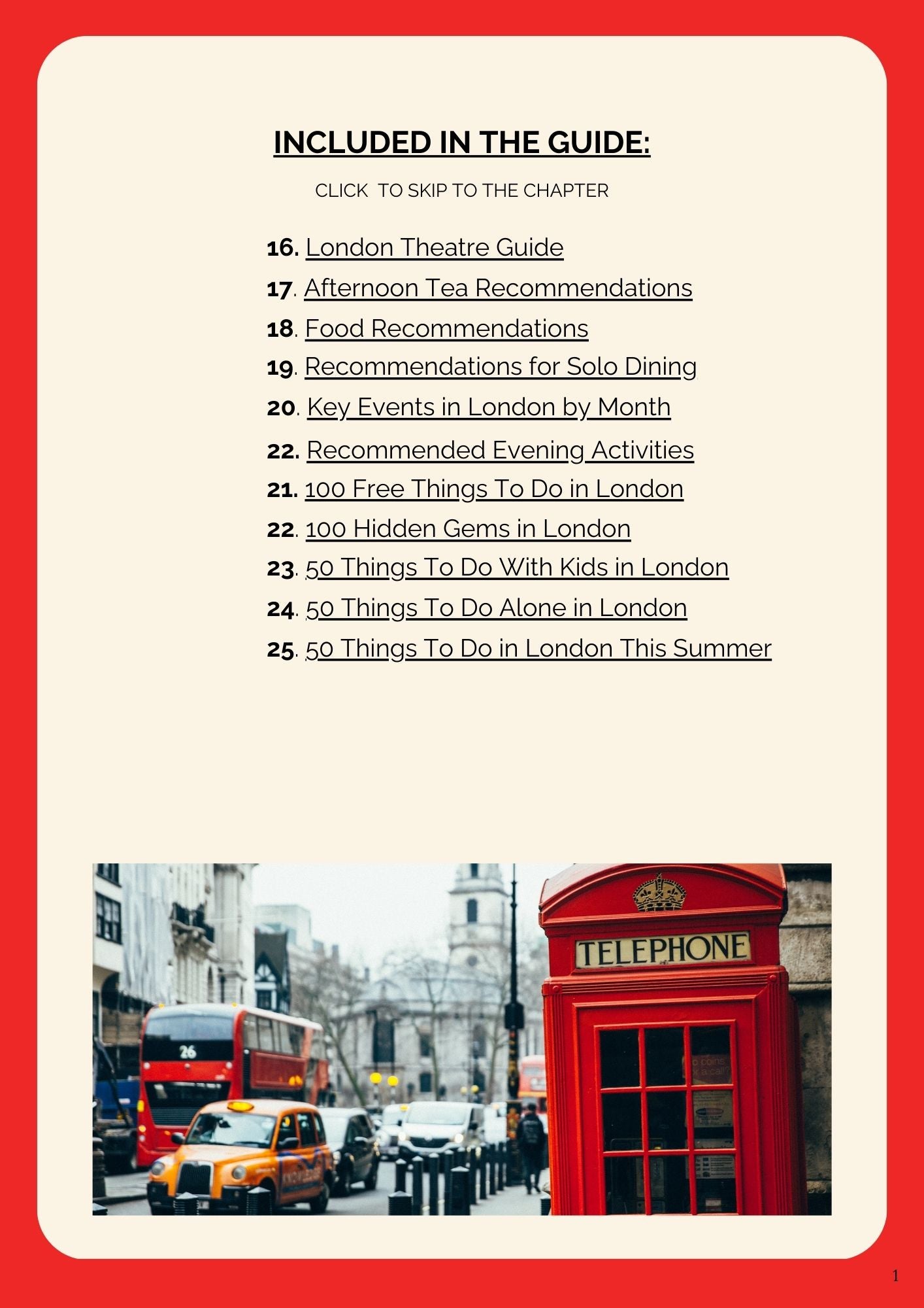 The Ultimate London Travel Guide 24/25